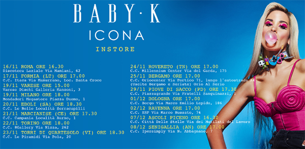 baby k tour