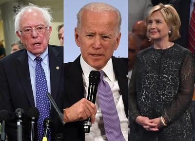 Bernie Sanders Joe Biden Hillary Clinton ape