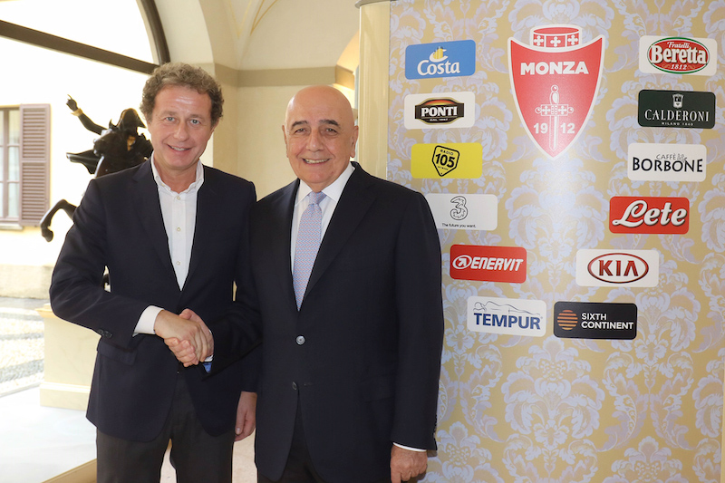 Bitti Galliani Kia Automotive sponsor Monza Calcio