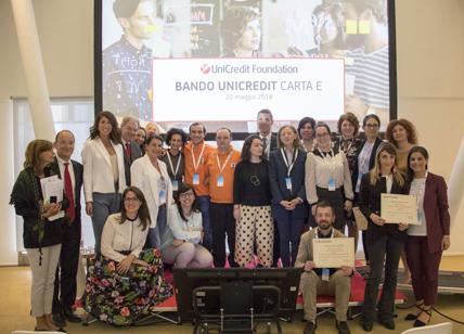 UniCredit Foundation annuncia i vincitori del Bando UniCredit Carta E 2017