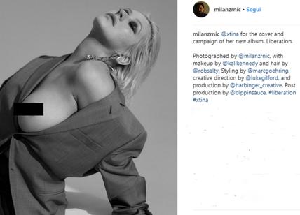 Christina Aguilera: topless per promuovere il nuovo album. GALLERY VIP
