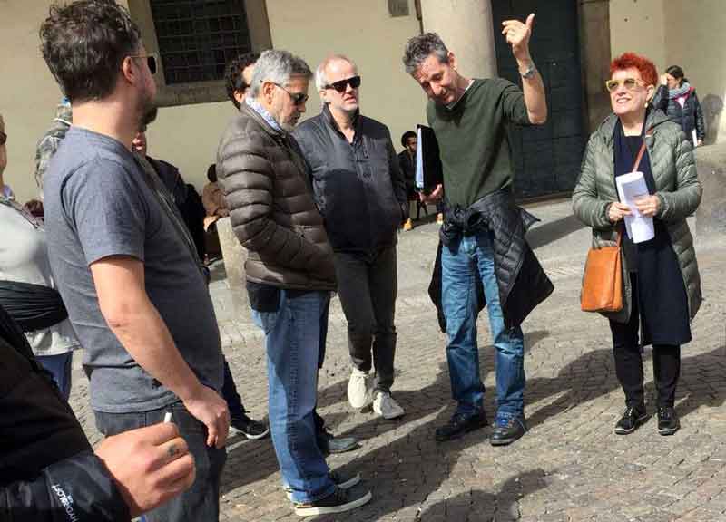 Clooney a Sutri, foto Tusciaweb Clooney a Sutri, foto Tusciaweb