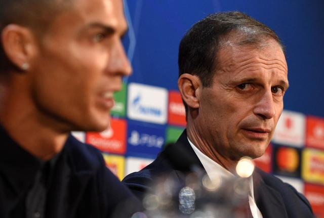 Cristiano Ronaldo e Massimiliano Allegri (foto Lapresse) Cristiano Ronaldo e Massimiliano Allegri (foto Lapresse)