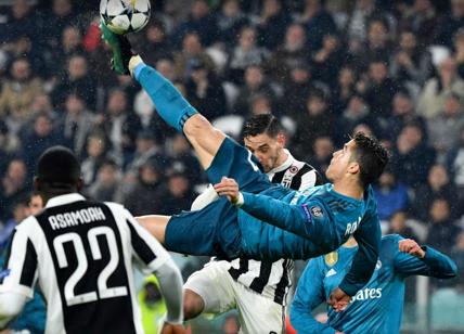 Uefa, rovesciata Cristiano Ronaldo contro la Juventus gol più bella stagione