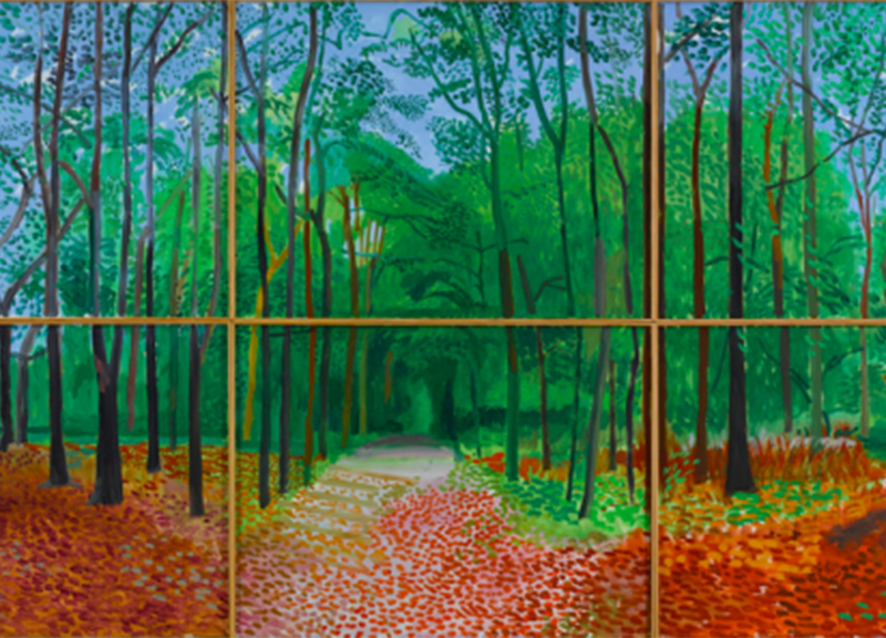 David Hockney, Woldgate woods David Hockney, Woldgate woods