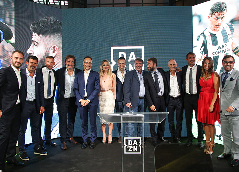 La squadra DAZN e i talent La squadra DAZN e i talent