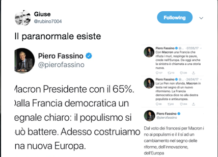 L'economista Antonio Rinaldi prende in giro Piero Fassino