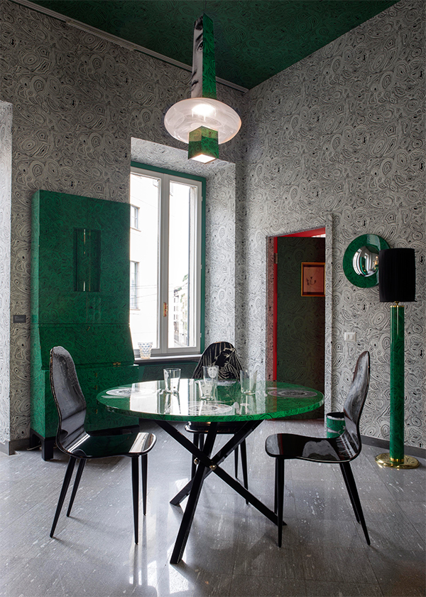 Fornasetti 15 THROUGH THE CLOUDS CHANDELIER FOR WONDERGLASS AT FORNASETTI STORE HR 02