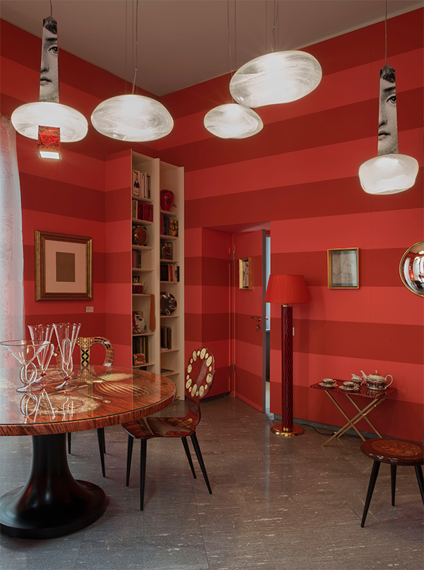 Fornasetti 15 THROUGH THE CLOUDS CHANDELIER FOR WONDERGLASS AT FORNASETTI STORE HR 03
