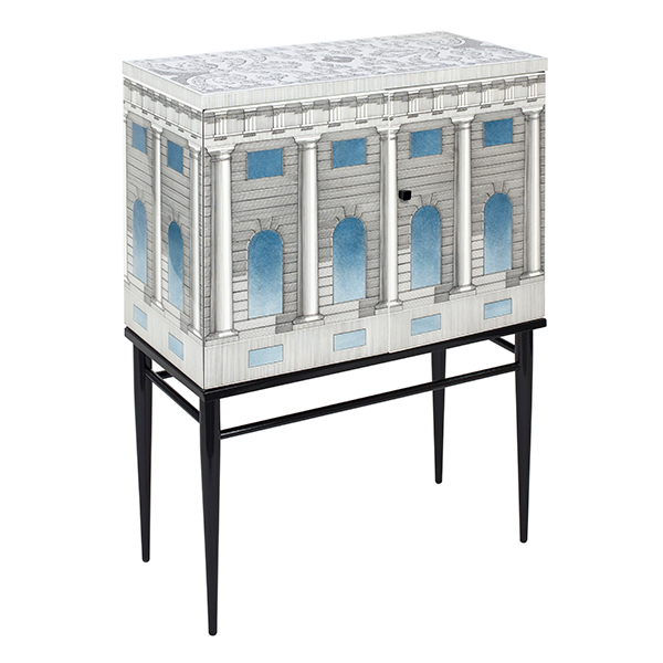 Fornasetti 04 SMALL RISED CABINET ARCHITETTURA CELESTE HR   01