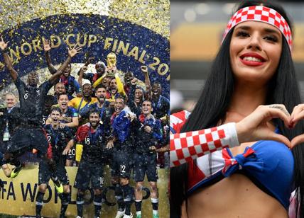 Mondiali 2018, Francia campione del mondo. Croazia ko. E la sexy tifosa...