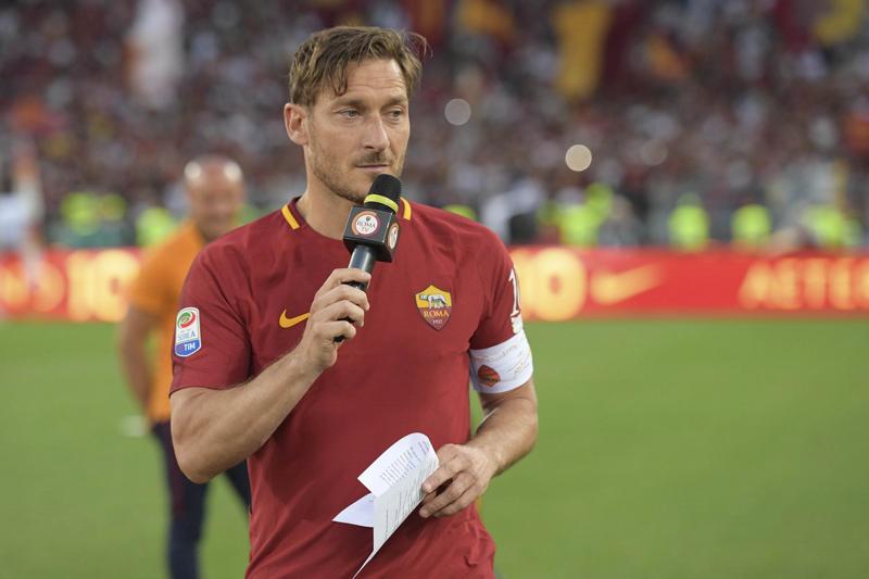 Francesco Totti (foto Lapresse) Francesco Totti (foto Lapresse)