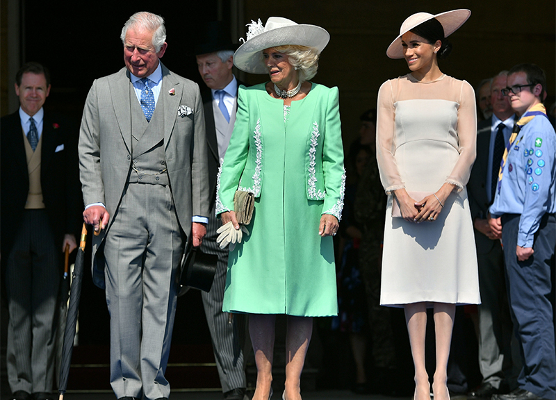 Garden Party Meghan Markle principe carlo camilla ape