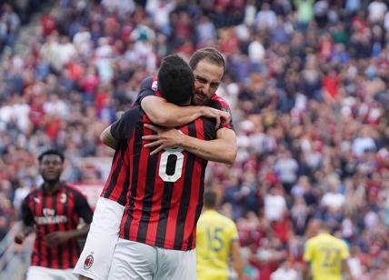 Milan-Chievo 3-1, Higuain: "Suso è fantastico. Quando alza la testa..."