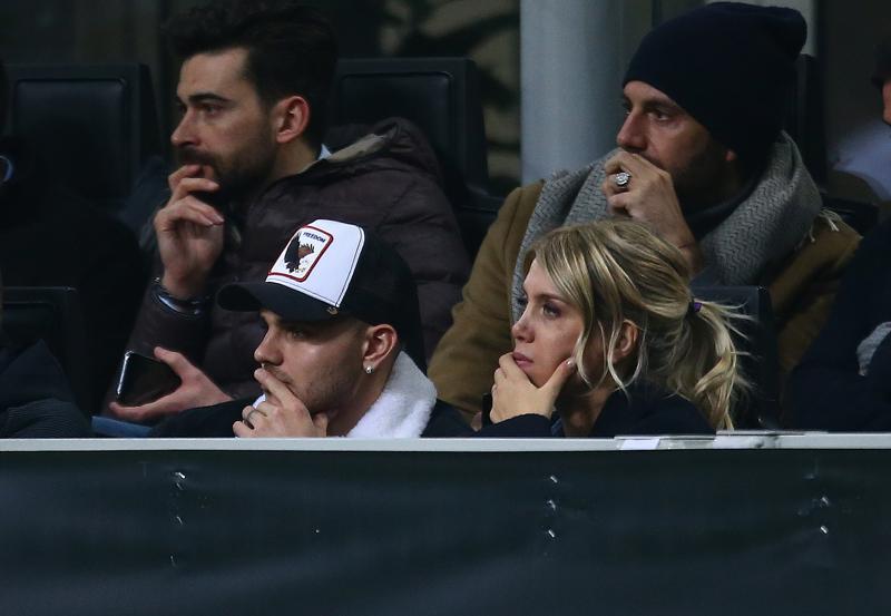 Mauro Icardi e Wanda Nara (foto Lapresse)