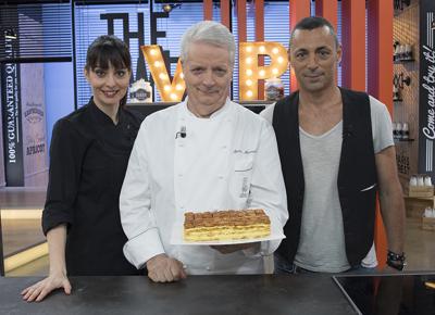 Iginio Massari The Sweetman Celebrities Debora Massari, Iginio Massari, Alex Britti l