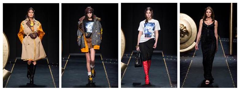 Versace, ecco la collezione donna autunno inverno 2019