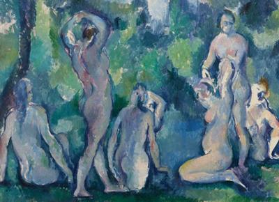 IMPRESSIONISTI ape Paul Cézanne. Le bagnanti. Ca. 1895. Inv.nr . 234 WH. Fotograf Anders Sune Berg. 150x150