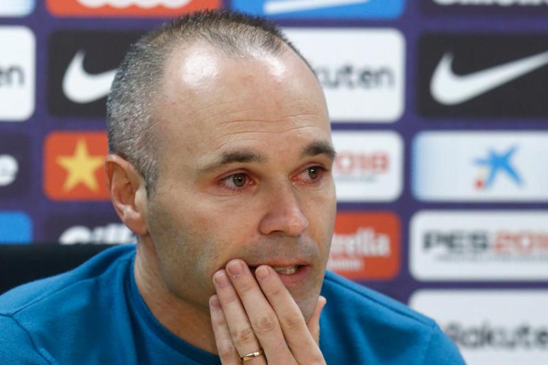 INIESTA (foto Lapresse) INIESTA (foto Lapresse)