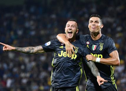 Frosinone-Juventus 0-2, Ronaldo e Bernardeschi calano il pokerissimo