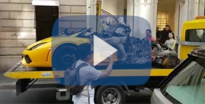 lamborghini bruciata video 2