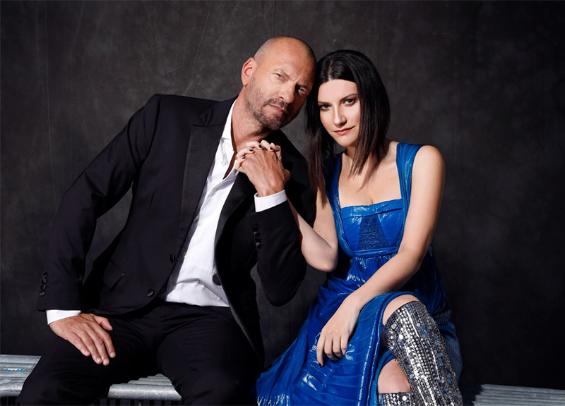 Laura Pausini e Biagio Antonacci foto di Cosimo Buccolieri ape