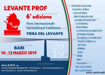 Levante PROF 2019, appuntamento a Bari col 'Made in Italy' agroalimentare