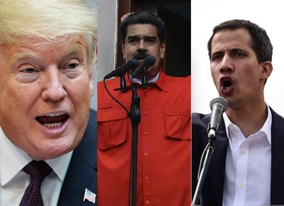 Maduro Trump Guaidò ape