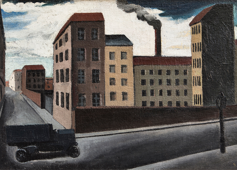 Paesaggio urbano Mario Sironi 1920 coll. priv. ph S. Amici by Siae 2018 Paesaggio urbano Mario Sironi 1920 coll. priv. ph S. Amici by Siae 2018