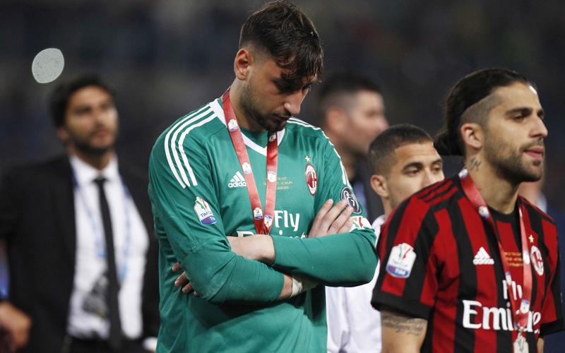 Donnarumma e Ricardo Rodriguez (foto Lapresse) Donnarumma e Ricardo Rodriguez (foto Lapresse)