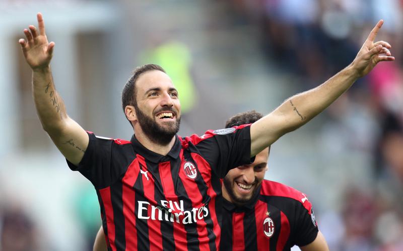 Higuain (foto Lapresse) Higuain (foto Lapresse)