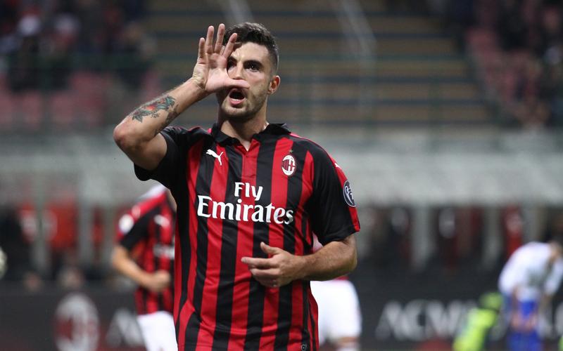 Patrick Cutrone (foto Lapresse) Patrick Cutrone (foto Lapresse)