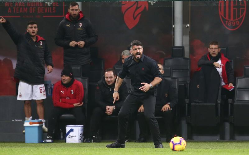 Gattuso (foto Lapresse) Gattuso (foto Lapresse)