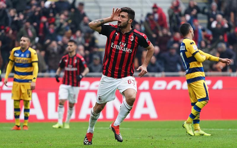 Patrick Cutrone (foto Lapresse) Patrick Cutrone (foto Lapresse)