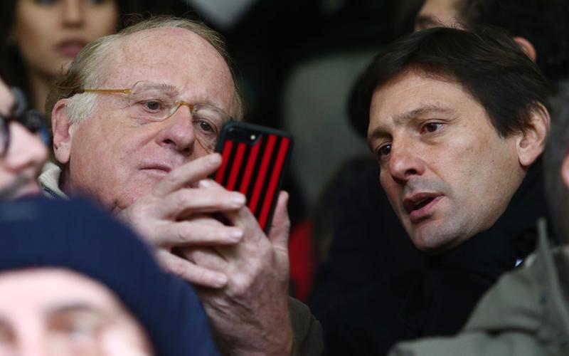 Scaroni e Leonardo (foto Lapresse) Scaroni e Leonardo (foto Lapresse)