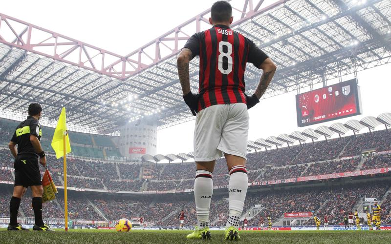 Suso (foto Lapresse) Suso (foto Lapresse)