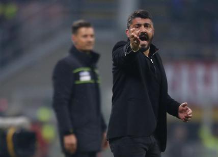 Milan-Inter 0-0, Gattuso: "Loro meglio, ma mi tengo stretto questo punto"