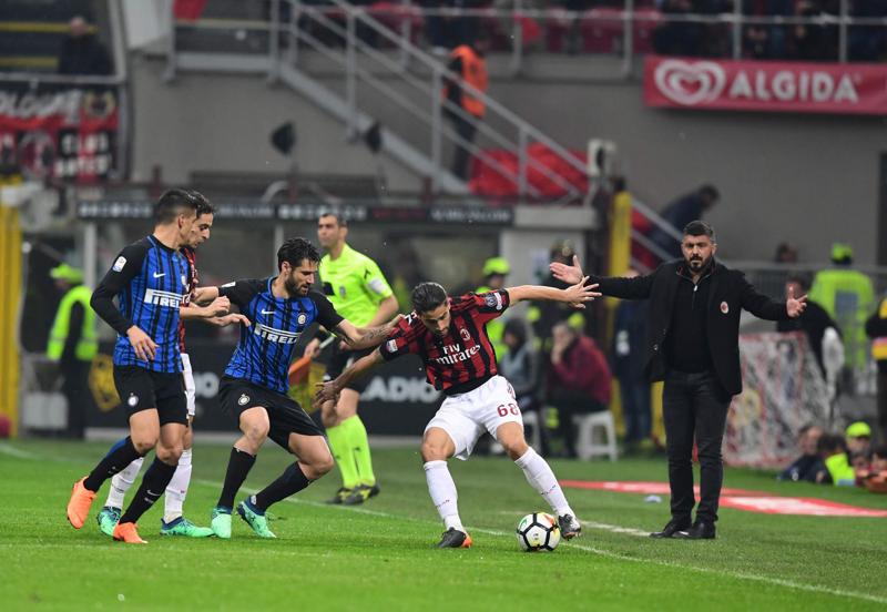 MILAN-INTER (FOTO LAPRESSE) MILAN-INTER (FOTO LAPRESSE)