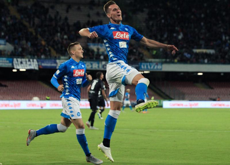 Milik (foto Lapresse) Milik (foto Lapresse)