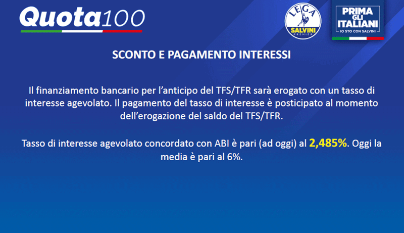 quota 100 12