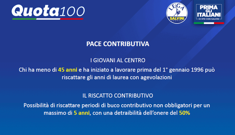 quota 100 7
