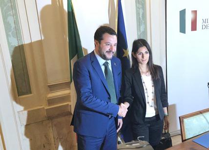 Raggi-Salvini: "Avvieremo una collaborazione proficua"