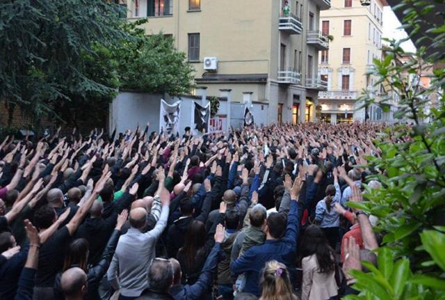 Milano commemorazione per Sergio Ramelli Milano commemorazione per Sergio Ramelli