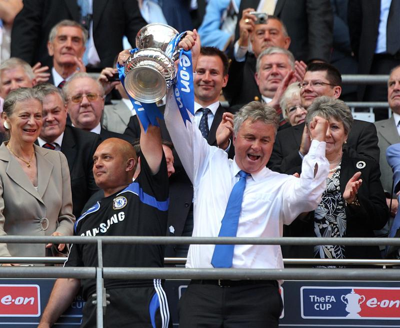 Ray Wilkins e Guus Hiddink (foto Lapresse)