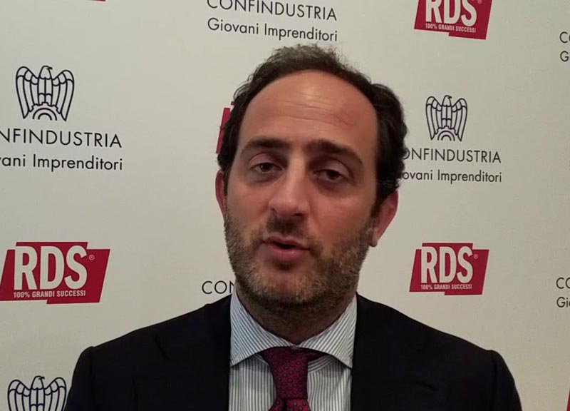 Alessio Rossi, presidente dei Giovani Imprenditori di Confindustria. Alessio Rossi, presidente dei Giovani Imprenditori di Confindustria.