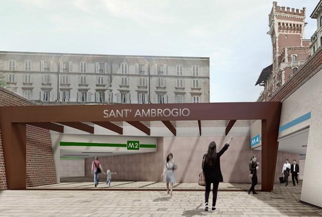 M4: la nuova fermata di Sant'Ambrogio M4: la nuova fermata di Sant'Ambrogio