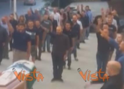 Sassari, funerale fascista per il giurista: è bufera. VIDEO