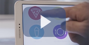 Samsung PizzAut app video