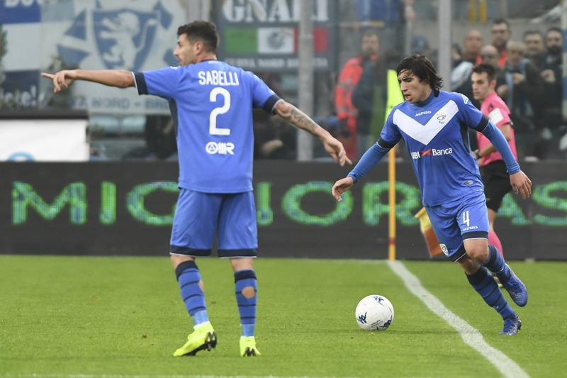 Sandro Tonali (foto Lapresse) Sandro Tonali (foto Lapresse)