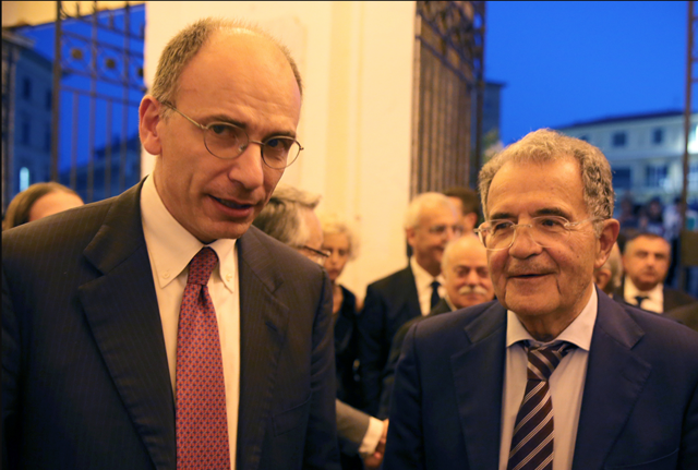 Enrico Letta e Romano Prodi Enrico Letta e Romano Prodi